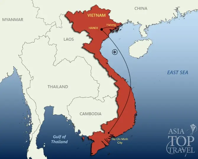 Hanoi térkép