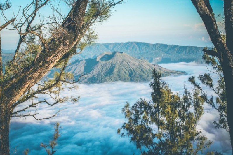 Mount Batur lávafolyam 1