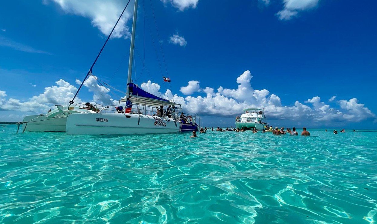 Saona sziget türkizkék tenger
