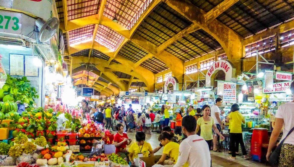 Ben Thanh piac és gasztronómia