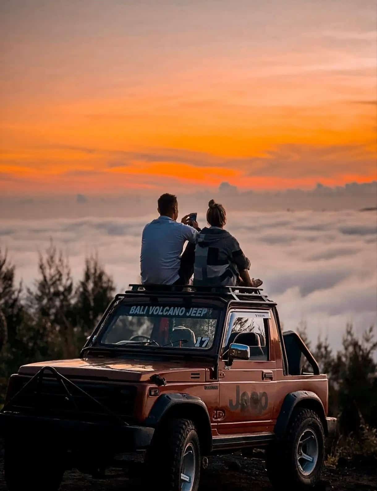 Mount Batur napfelkeltés jeep túra